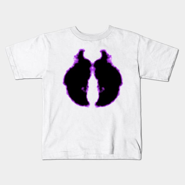 Rorschach inkblot Kids T-Shirt by AnnArtshock